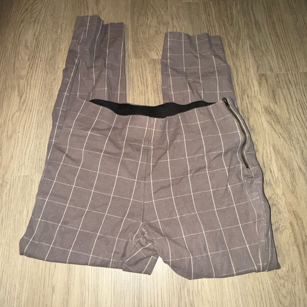 a new day Brown Plaid‎ Ankle Pants